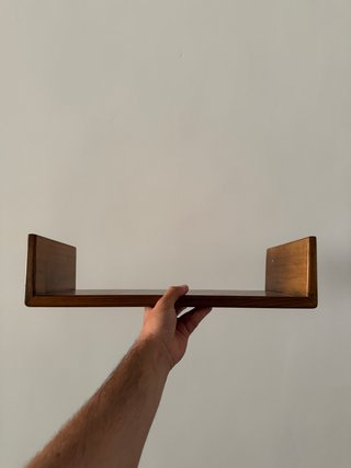 BALDAS DE MADERA MID-CENTURY