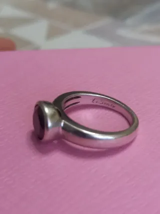 Anello Argento 925 Ti Sento Nero