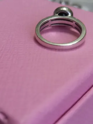 Anello Argento 925 Ti Sento Nero