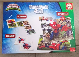 Juego Spiderman Educa 4 en 1