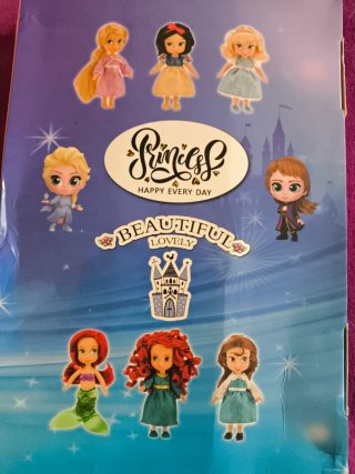 Maletín 6 Princesas Disney 6 MUÑECAS