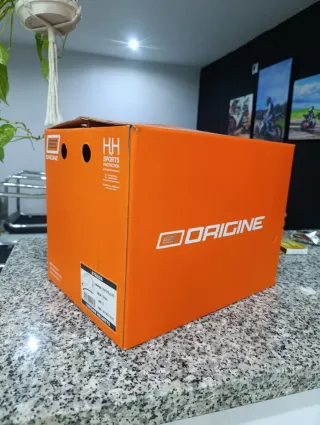 Casco integral ORIGINE negro/rojo, talla S