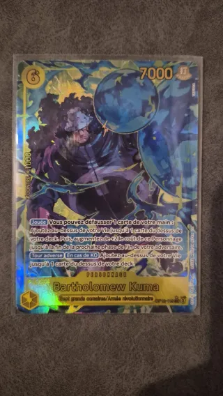 Carta One Piece Bartholomew Kuma (FR)