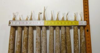Candele cera d'api artigianali - cm 23 x 1,5