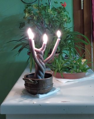 Candele cera d'api artigianali - cm 23 x 1,5