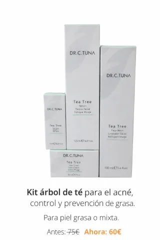 Kit Dr. C. Tuna Tea Tree para acné