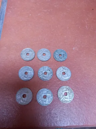 Monedas 50 céntimos España 1949