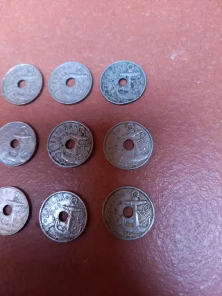 Monedas 50 céntimos España 1949