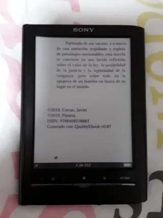 Sony PRS-T3 Lector Ebook