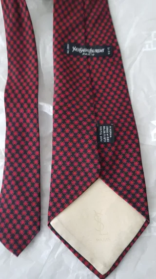 Cravatta seta Yves Saint Laurent Uomo Fantasia