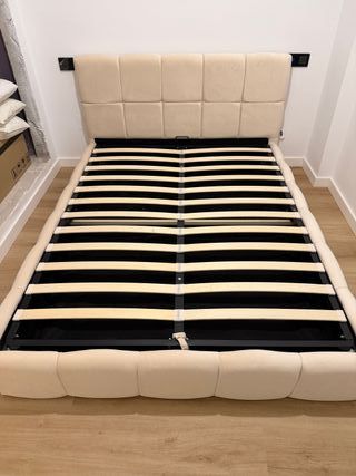 Cama canapé abatible Sklum beige