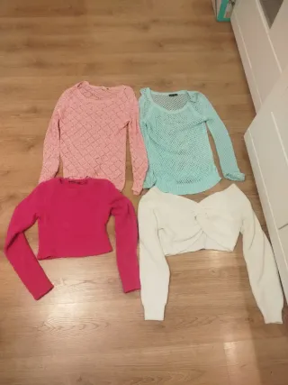 Lote 4 jerseys mujer