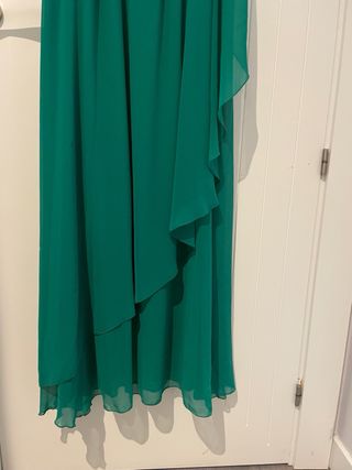 Vestido largo verde talla 40