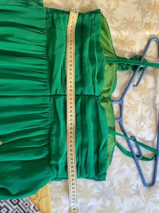 Vestido largo verde talla 40