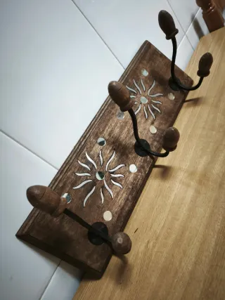 Perchero madera
