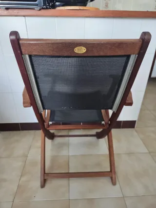 Sillas de madera plegables