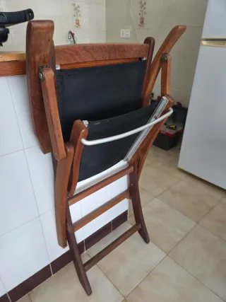 Sillas de madera plegables
