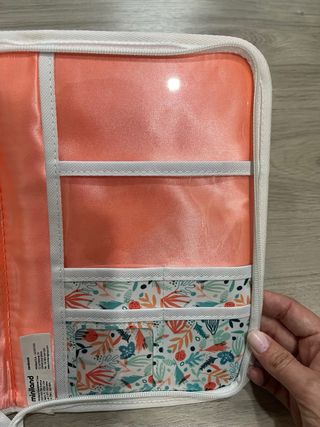 Portadocumentos bebé Miniland floral