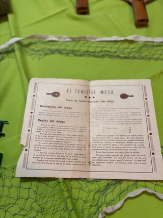 Juego Ping Pong Antiguo