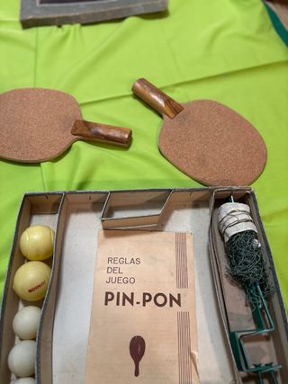 Juego Ping Pong Antiguo