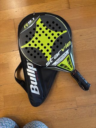Funda y Pala Padel Bullpadel Negra