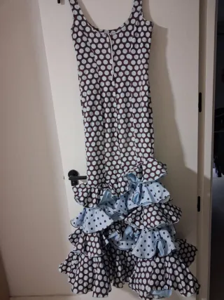 Traje de flamenca lunares