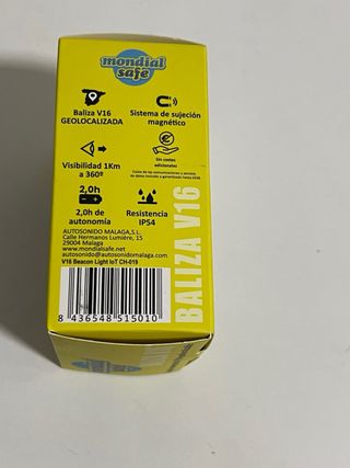 Baliza V16 DGT Homologada Geolocalizable