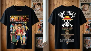 Camiseta One Piece Anime Negro