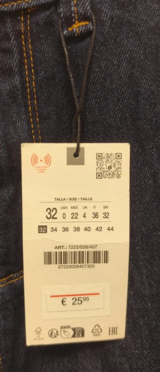✨ NO NEGOCIABLE ✨  Pantalón vaquero Zara con etiqu