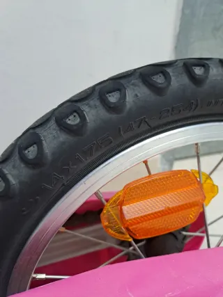 Bicicleta BTWIN infantil rosa con dibujos