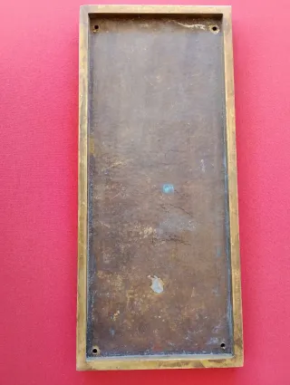 Oferta Cartel Metalico antiguo de Médico