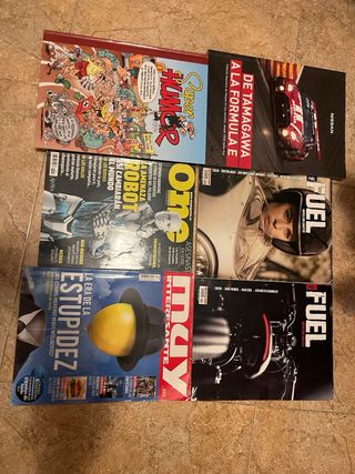 Revistas marca motor, fuel, nissan, one magazine