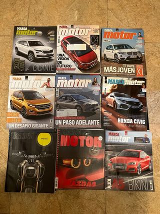 Revistas marca motor, fuel, nissan, one magazine