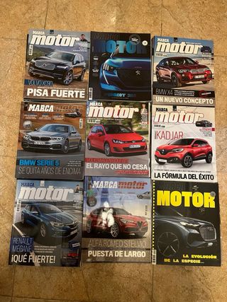 Revistas marca motor, fuel, nissan, one magazine