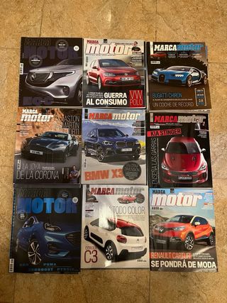 Revistas marca motor, fuel, nissan, one magazine