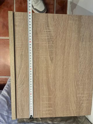 Mesitas de noche flotantes de madera