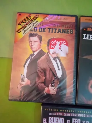 Lote 5 Películas DVD Western (Español)