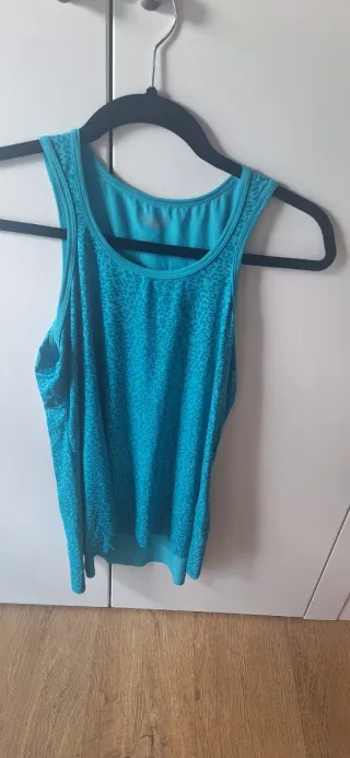 Camiseta deportiva mujer azul