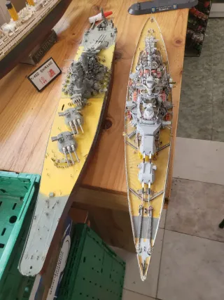 Maqueta Acorazado WWII