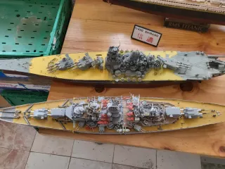 Maqueta Acorazado WWII