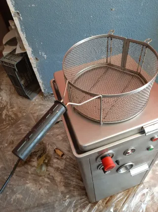 Freidora industrial acero inoxidable