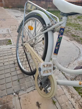 Bicicleta Vintage Paseo Peugeot Blanca