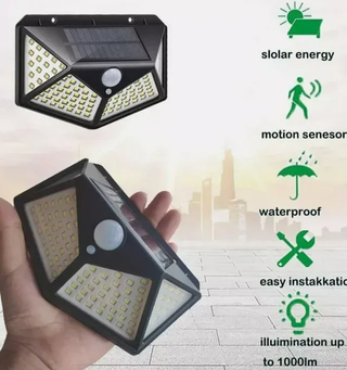 12 Faretti Solari LED con Sensore