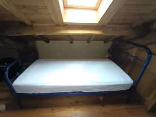 Cama Coraline Mini Home 90x190 Azul Cobalto