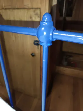 Cama Coraline Mini Home 90x190 Azul Cobalto