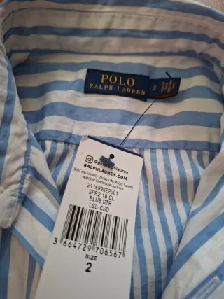 Vestido camisero Polo Ralph Lauren rayas