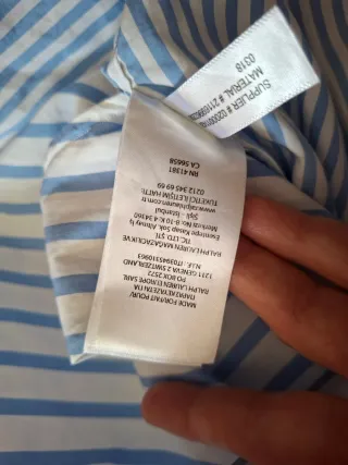 Vestido camisero Polo Ralph Lauren rayas