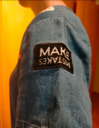 Blusa vaquera con parches