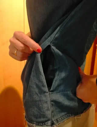 Blusa vaquera con parches