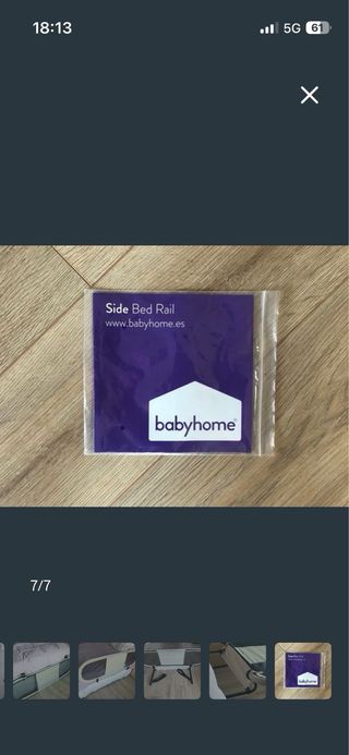 Barra protectora de cama Babyhome